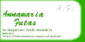 annamaria futas business card